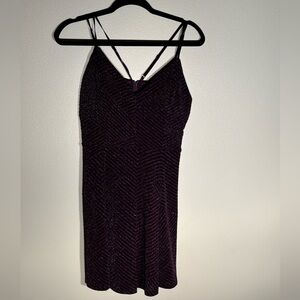 Emerald Sundae Strapless Purple Dress